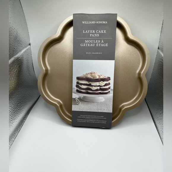 NWT William Sonoma Layer Cake Pans - Picture 1 of 6